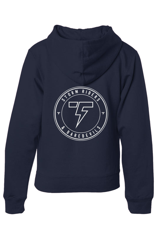 Youth Midweight Hooded Sweatshirt - ThunderSquad Core Crest